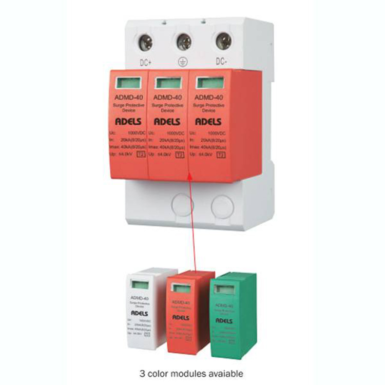 DC Surge Protector Шиддати номиналии То 1000V Дастгоҳҳои муҳофизаткунандаи шиддат